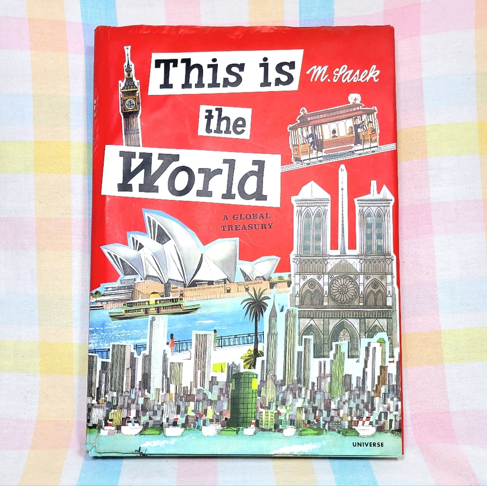 Illustrated book This is the World by M. Lasek picture hard cover Universe
